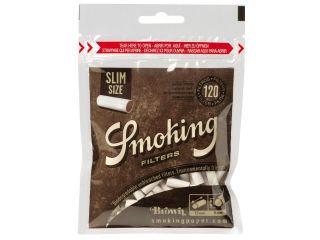 Filtry Smoking Brown Slim do papierosów zwijanych