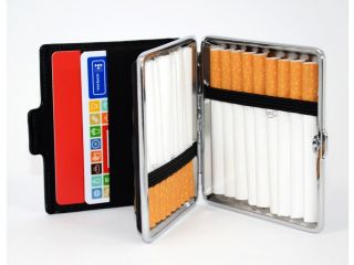 Cigarette case for 18 KS cigarettes