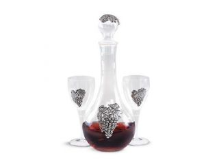 Artina Wein-Set 15549 Zinn/Glas, 3 TLG