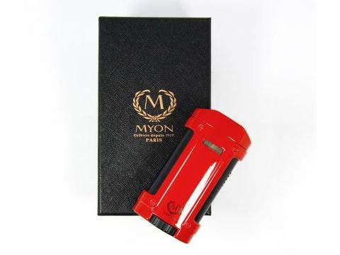 18621210 zapalniczka-metalowa-gazowa-firmy-Myon-czerwona-do-cygar.jpg