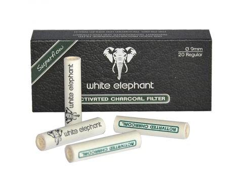 050651 filtry-fajkowe-White-Elephant-Activated-Charcoal-Filter-z-aktywnym-węglem-9 mm-20 sztuk.jpg