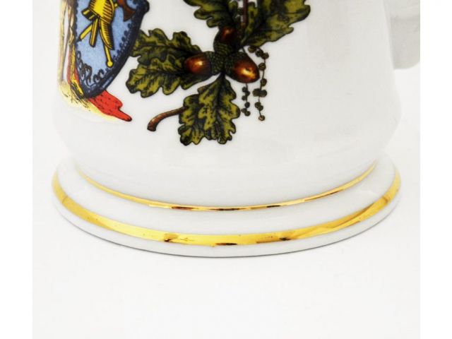 16597 kufel-Artina-ceramiczny-biały-Straż-Pożarna-złote-zdobienia.jpg