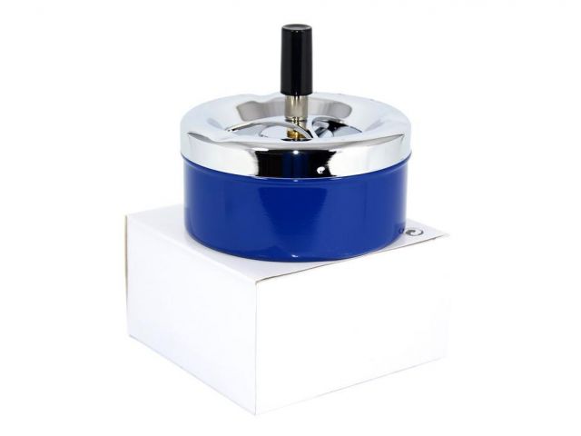49015 popielniczka-papierosowa-obrotowa-metalowa-11 cm-niebieska-białe-pudełko.jpg