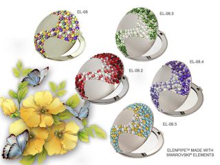 Cosmetic metal round mirrors "Corals II"