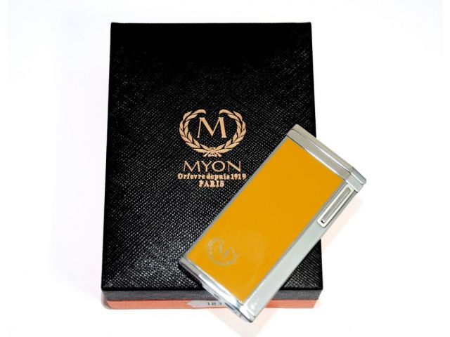 1831501 zapalniczka-Myon-żółto-srebrna-dotykowa-żarowa-eleganckie-pudełko.jpg