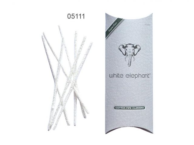 05111 wyciory-do-fajki-White-Elephant-białe-włókna-bawełniane-100 sztuk-w-opakowaniu-art.jpg